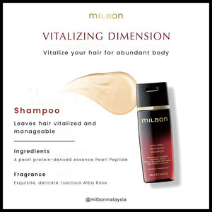 Global Milbon Premium Vitalizing Dimension Shampoo